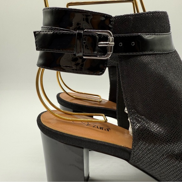 Azura by Spring Step Voljeti Black Heeled Sandals Size 41 / 9.5 - 10 - Picture 12 of 17